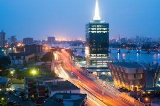 Lagos skyline Victoria Island showing why Lagos remains Nigeria business capital 2026