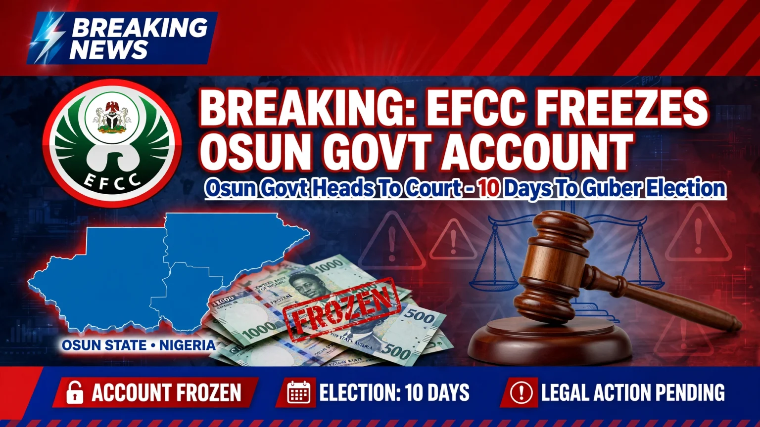 EFCC freezes Osun account
