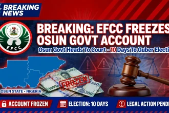EFCC freezes Osun account